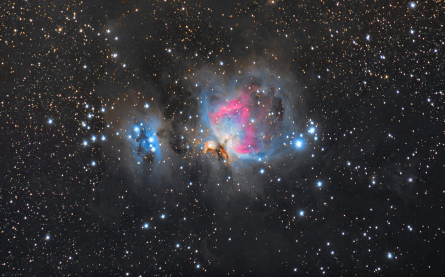 M42 in the Dust. Courtesy of Jacob Bers
