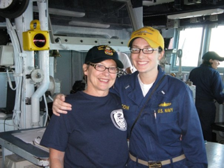 Science teacher Cathy Cohn describes experience in U.S. Navy
