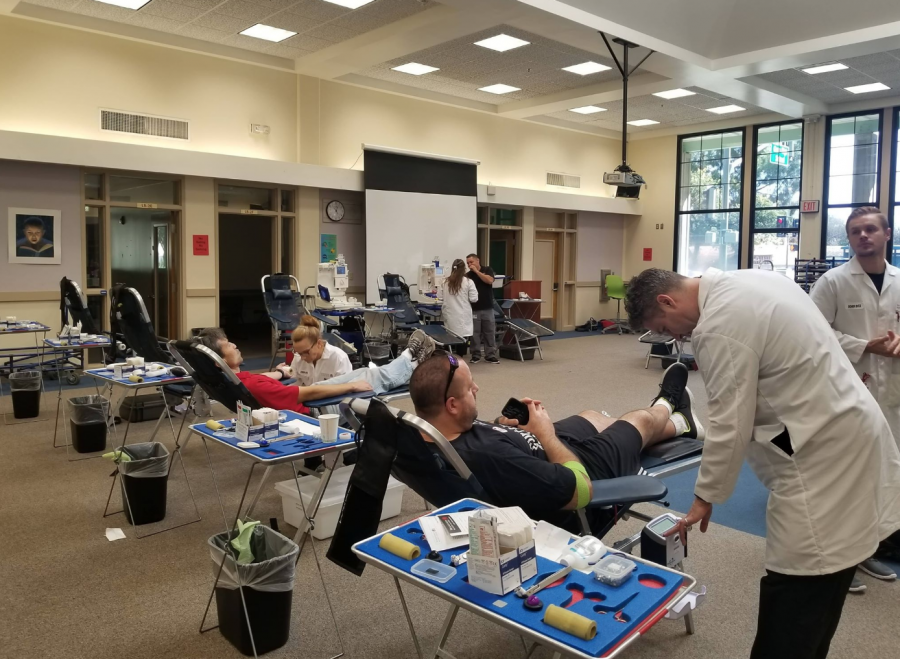 49+Gunn+students+and+staff+members+donated+blood+at+the+October+12+blood+drive