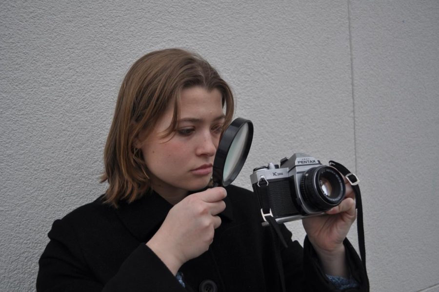 Katie LaWer shoots her shot at Photography Club