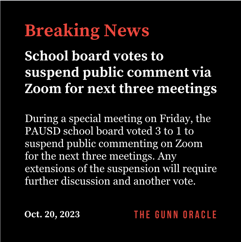 School board votes to suspend public comment via Zoom for next three meetings