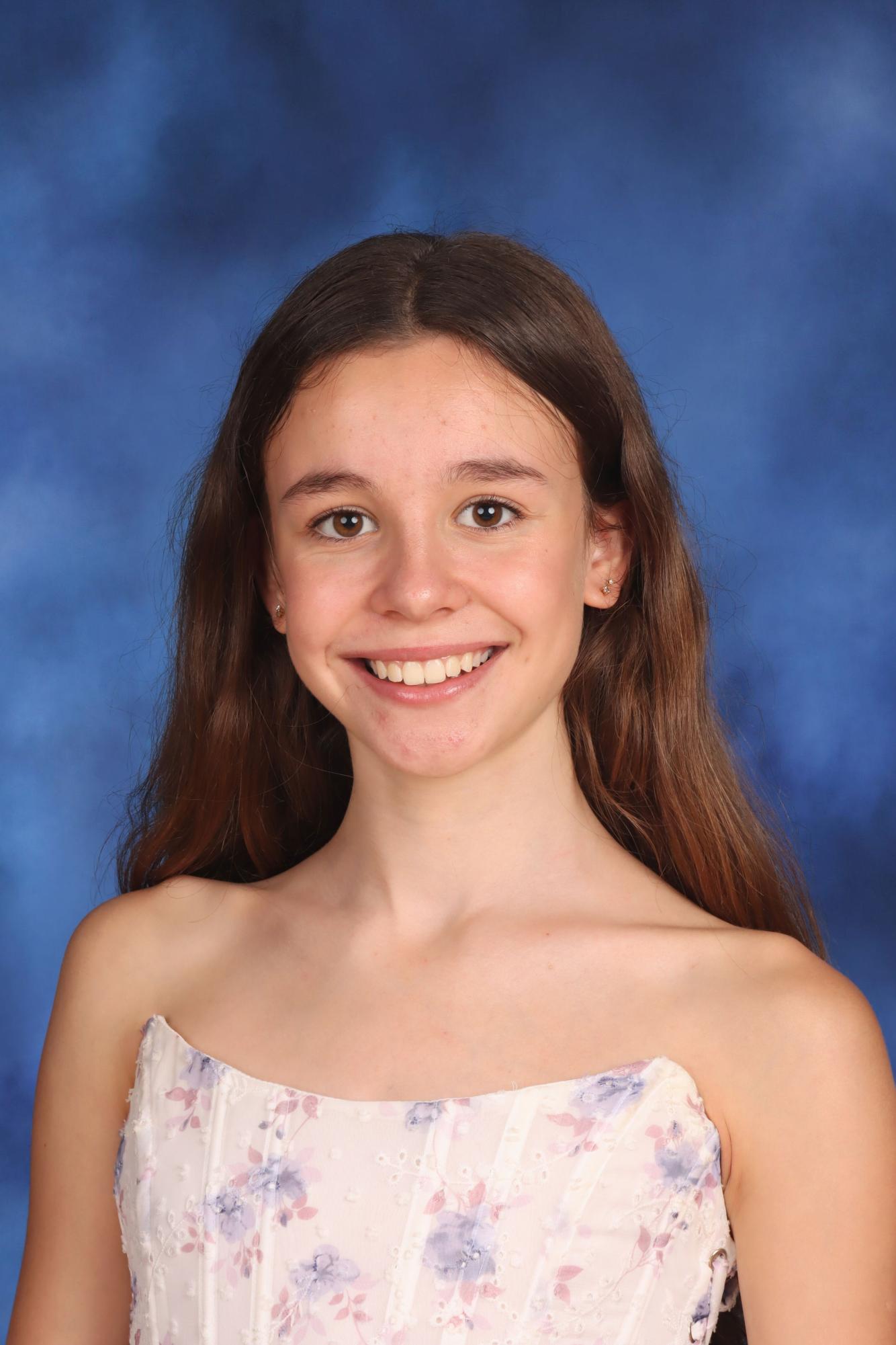 Varsity dancer Emiliia Kharis, 9